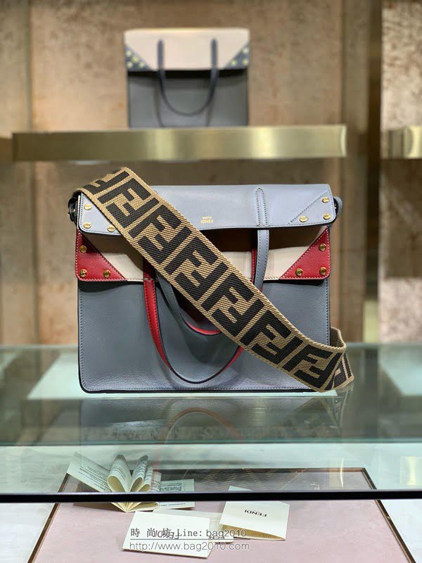 FENDI女包 FENDI FLIP手袋  大號 芬迪手提包 肩背斜挎女包  fdz2215